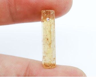 Topaz złoty wiercony