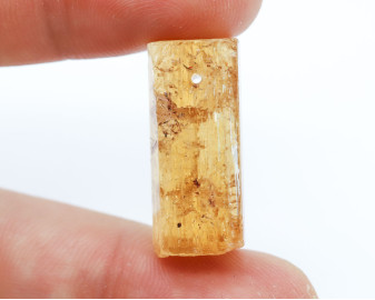 Topaz złoty wiercony