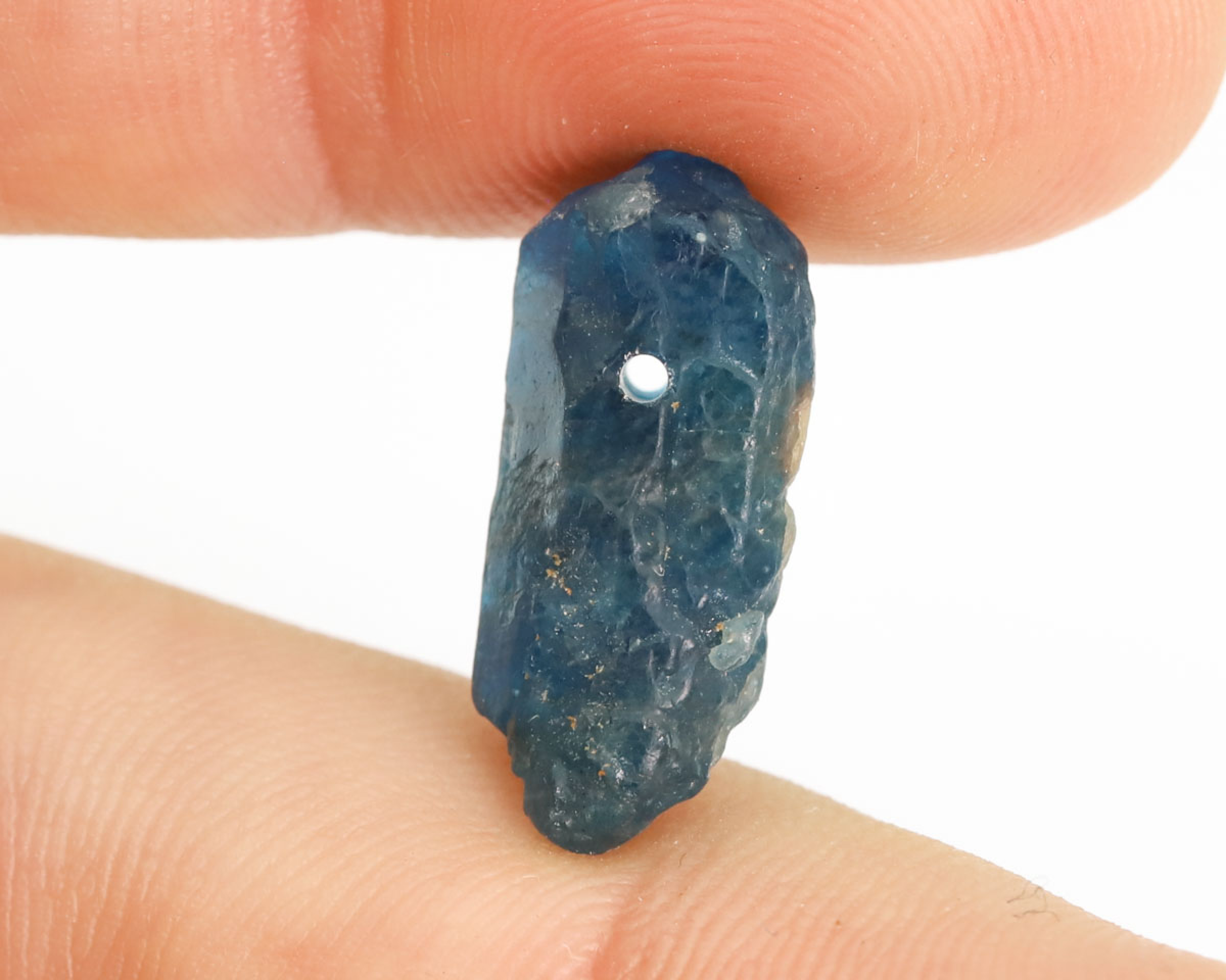 Apatyt Niebieski wiercony 1,2mm