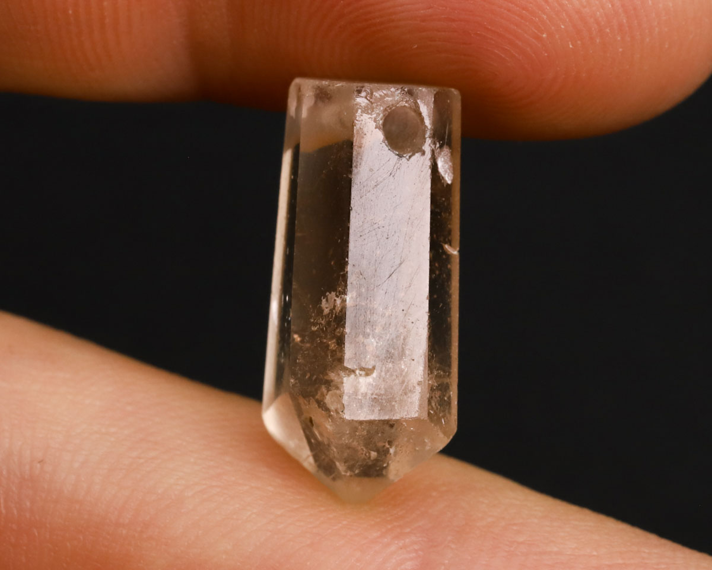 Topaz złoty wiercony