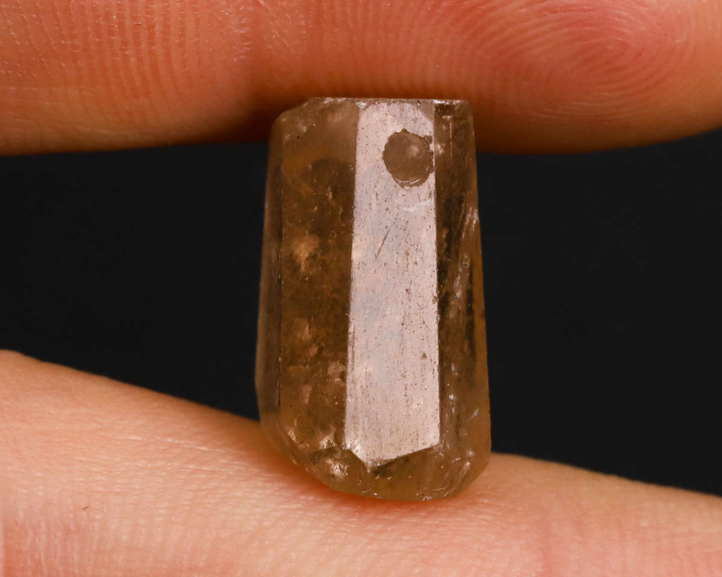 Topaz złoty wiercony