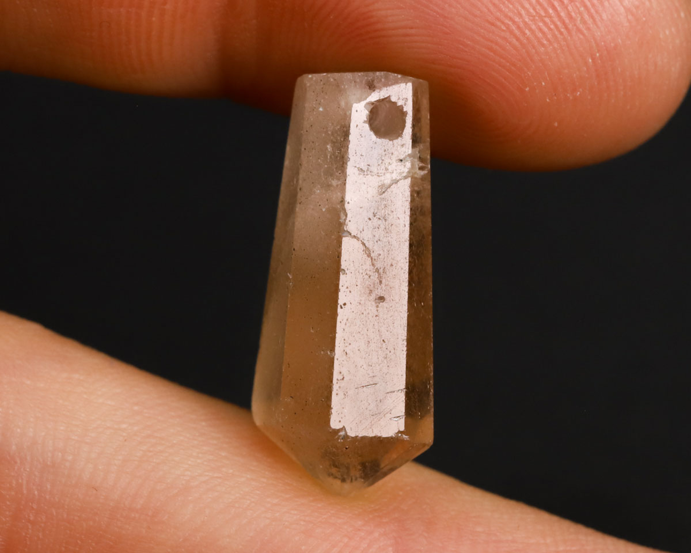 Topaz złoty wiercony
