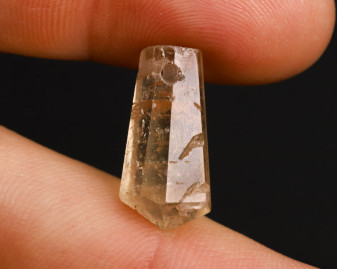 Topaz złoty wiercony