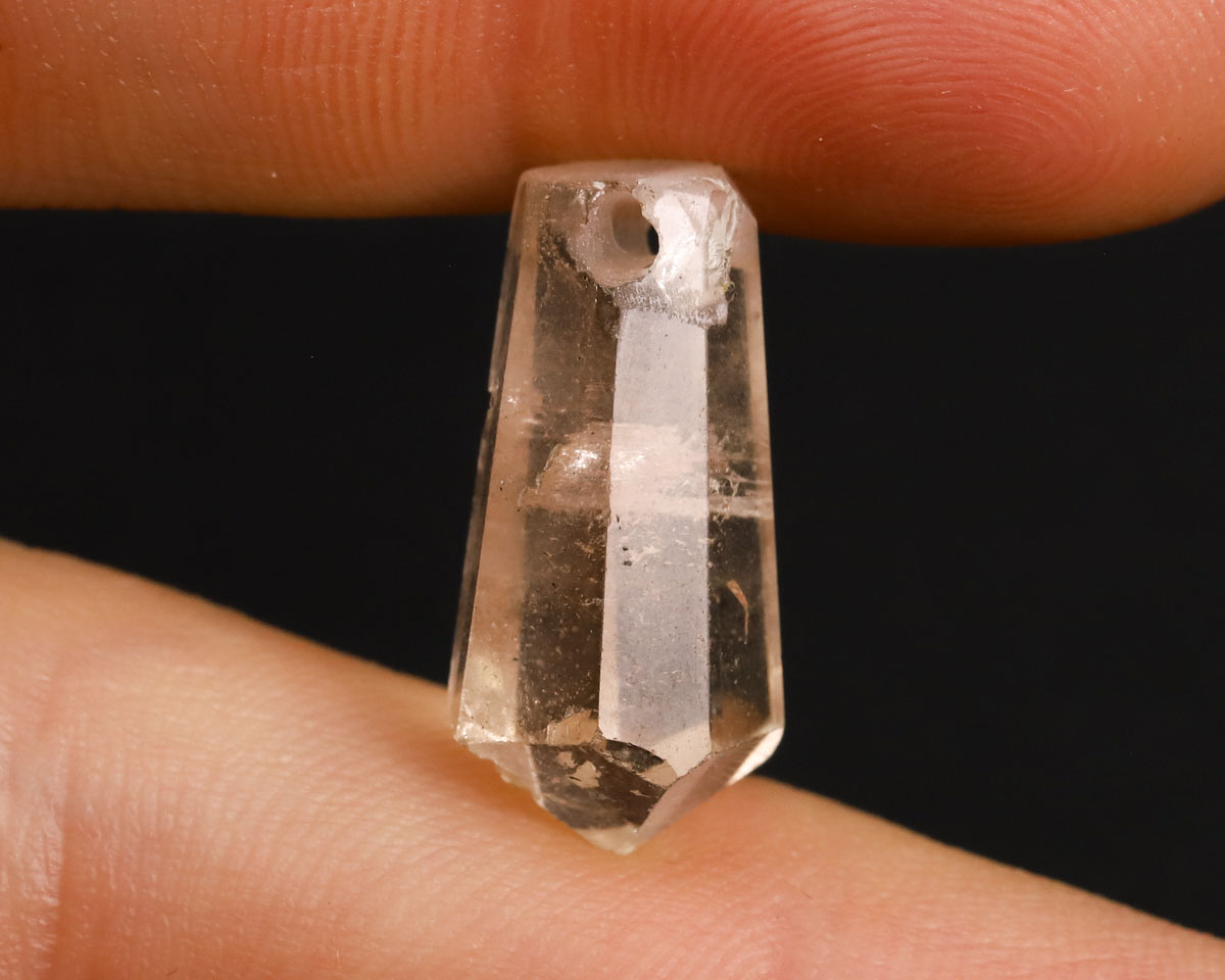 Topaz złoty wiercony
