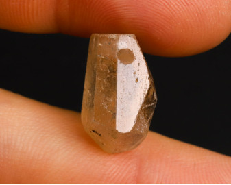Topaz złoty wiercony