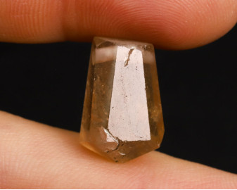 Topaz złoty wiercony