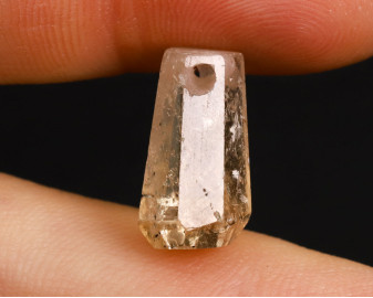 Topaz złoty wiercony