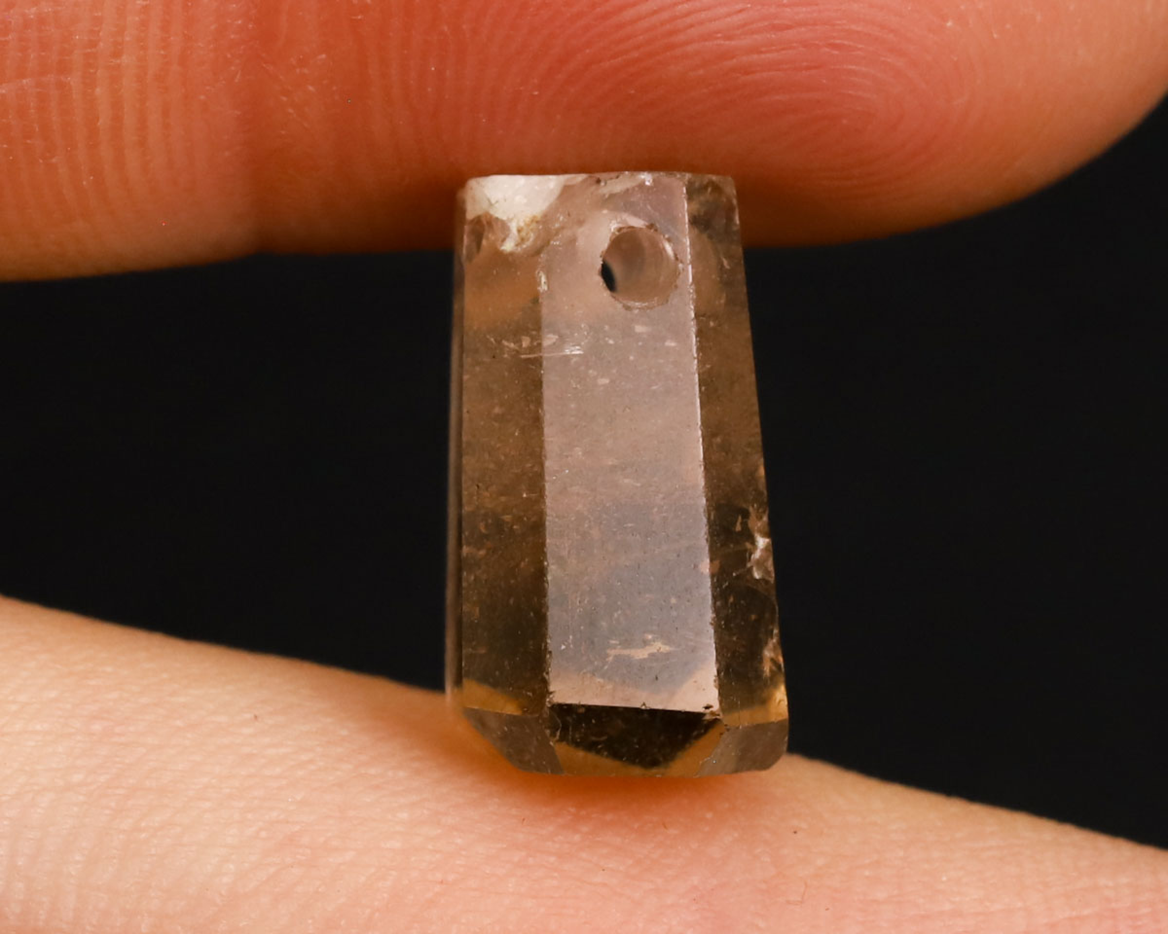 Topaz złoty wiercony