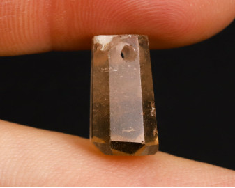 Topaz złoty wiercony