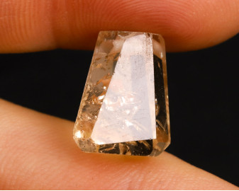 Topaz złoty wiercony