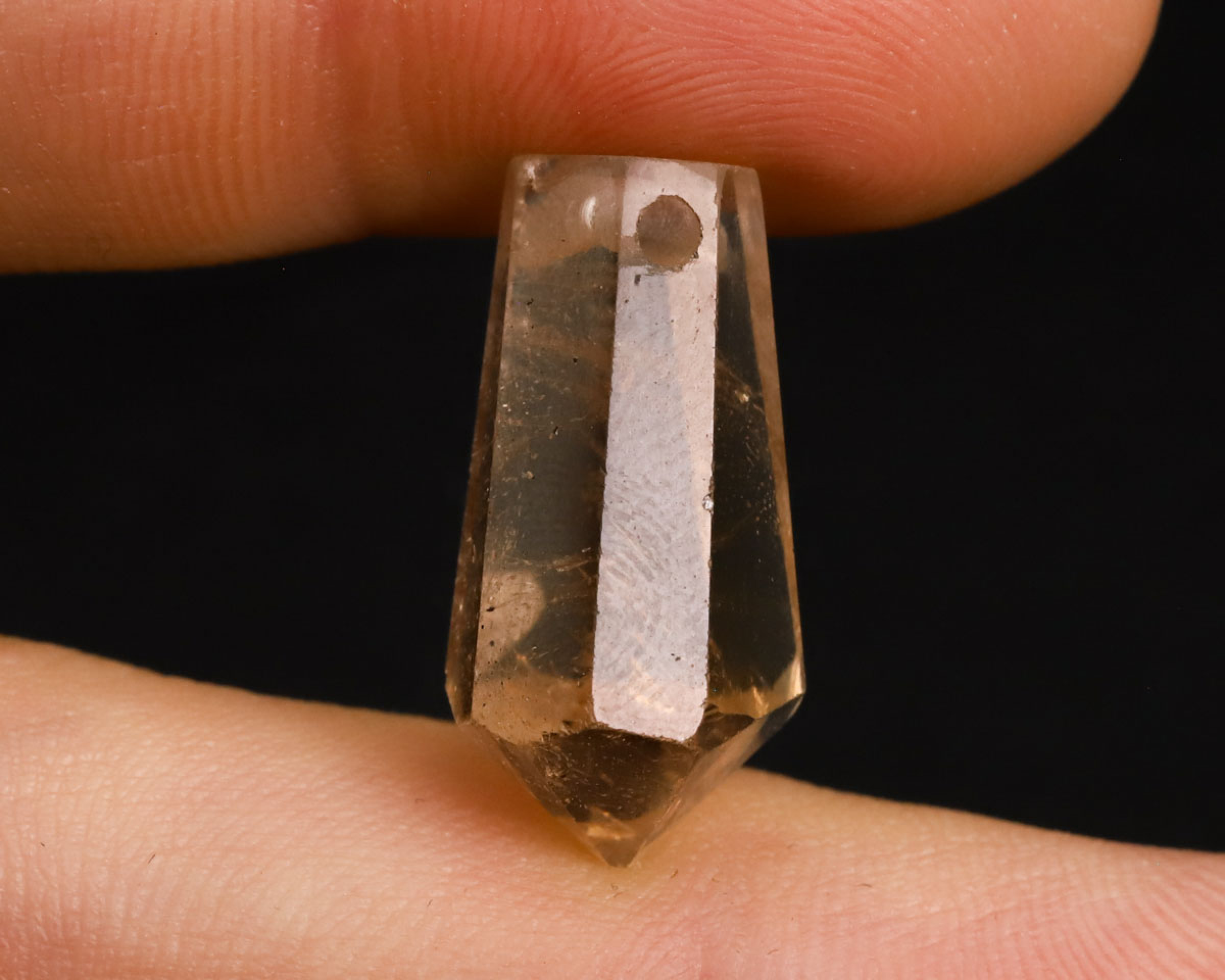 Topaz złoty wiercony