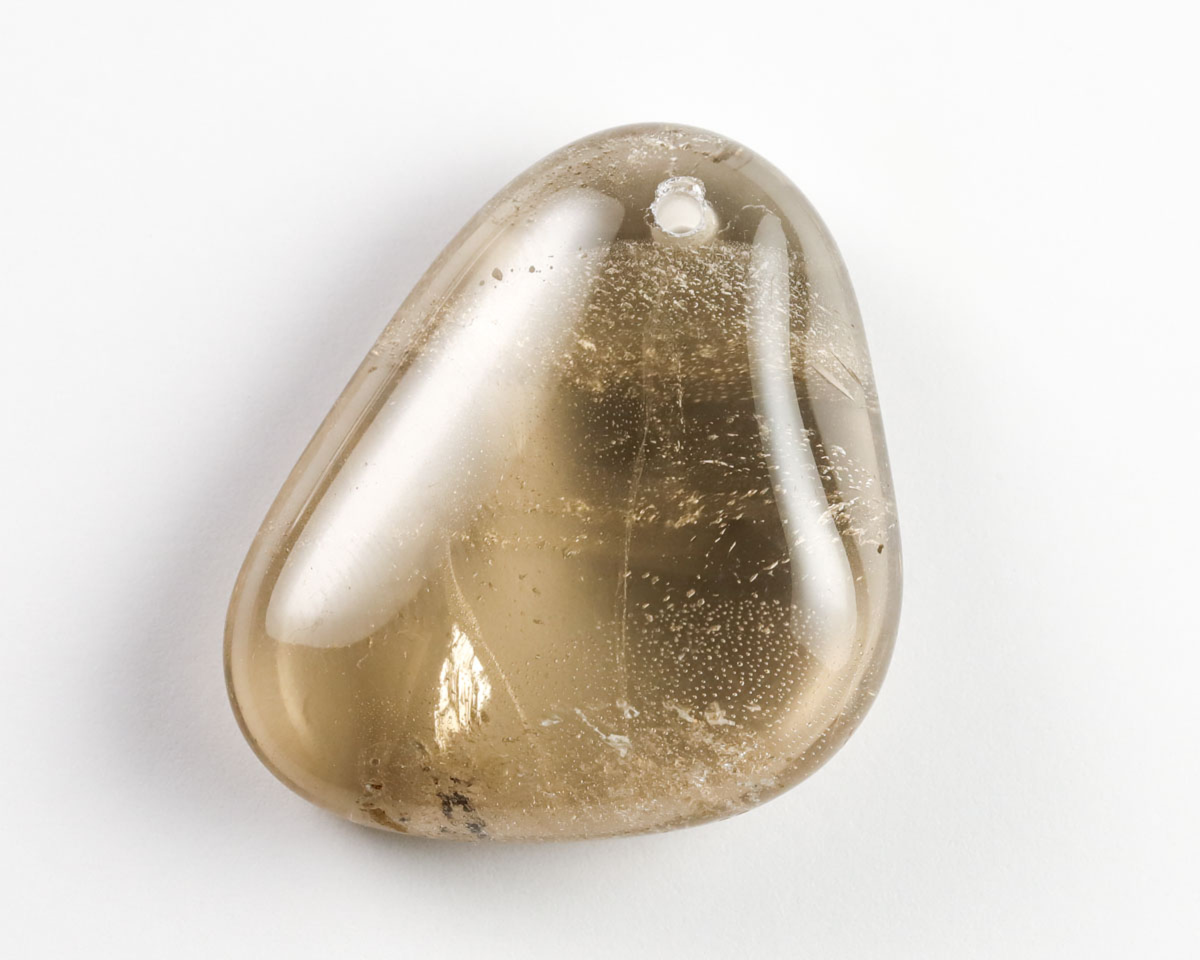 Kwarc dymny wiercony 2mm