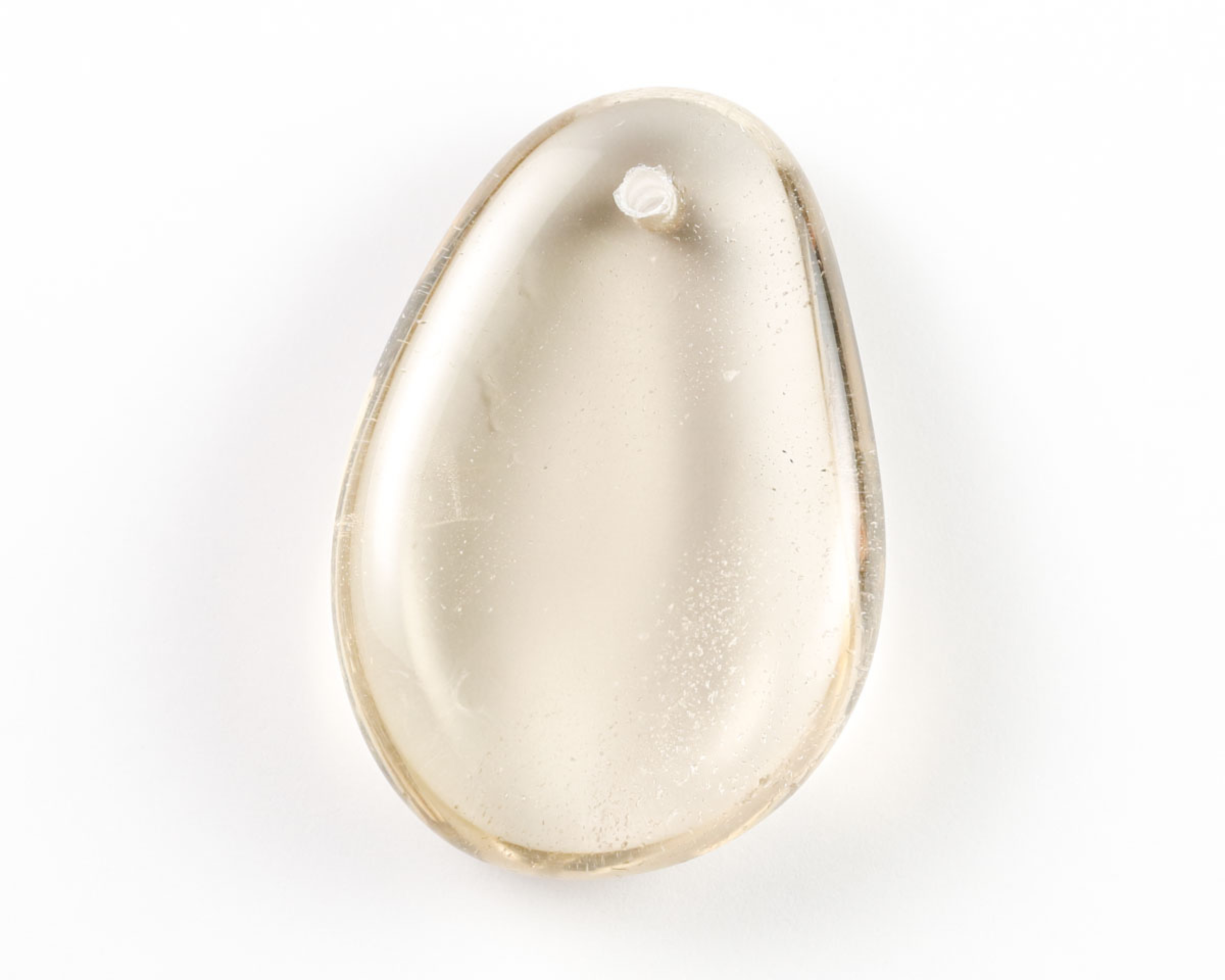 Kwarc dymny wiercony 2mm