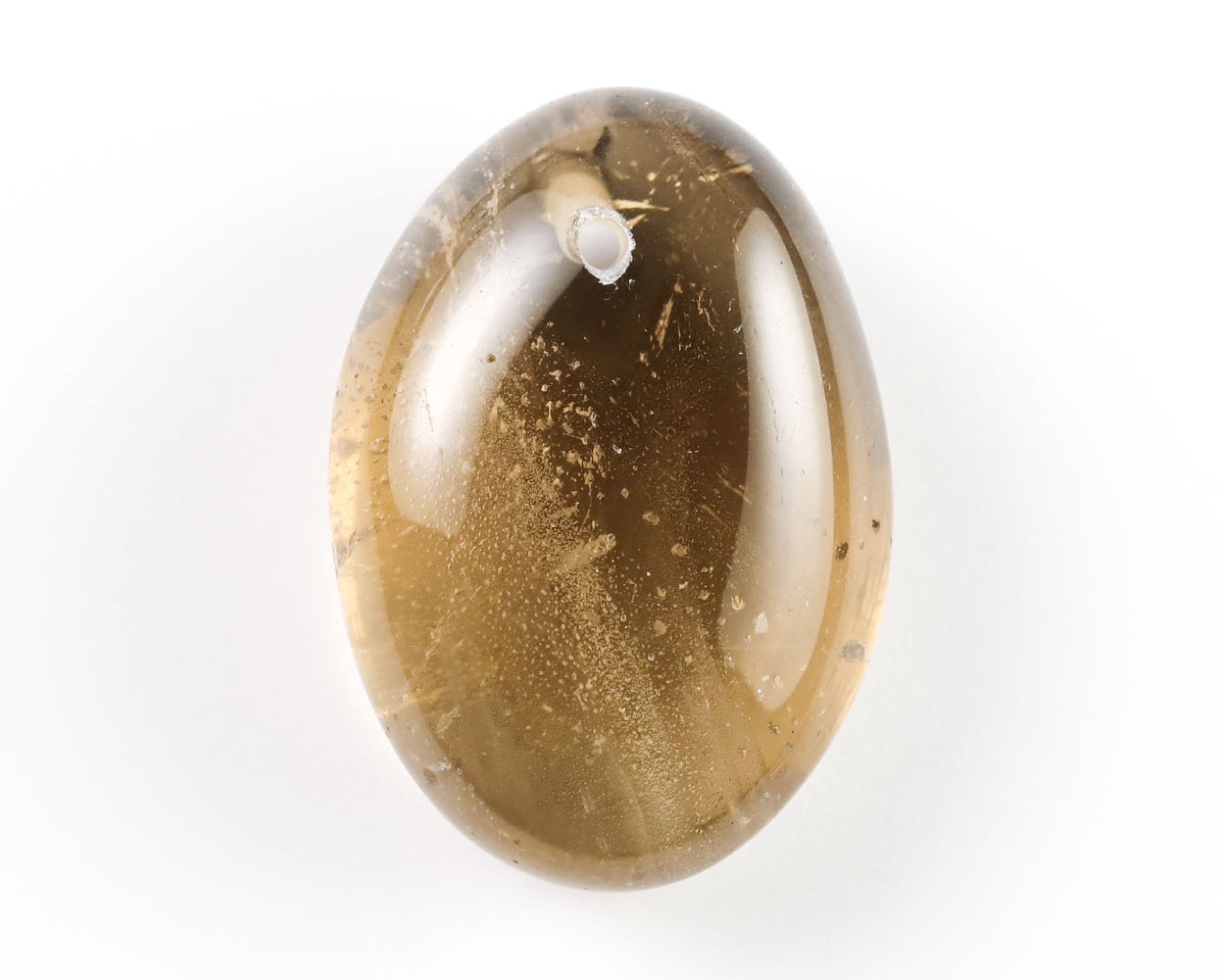 Kwarc dymny wiercony 2mm