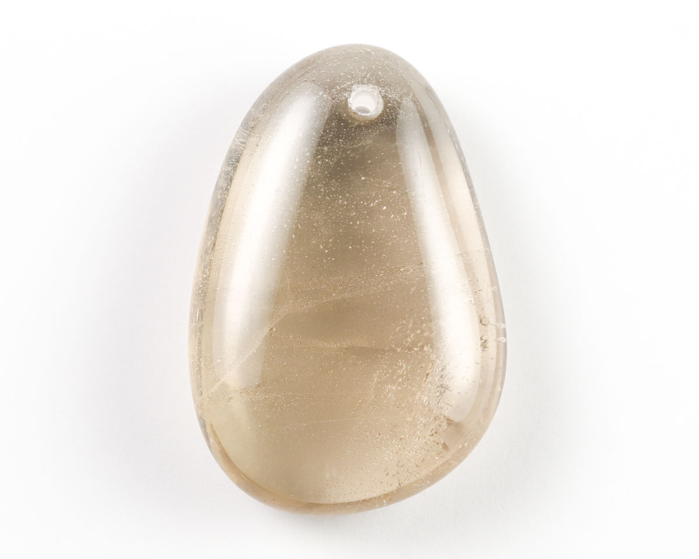 Kwarc dymny wiercony 2mm