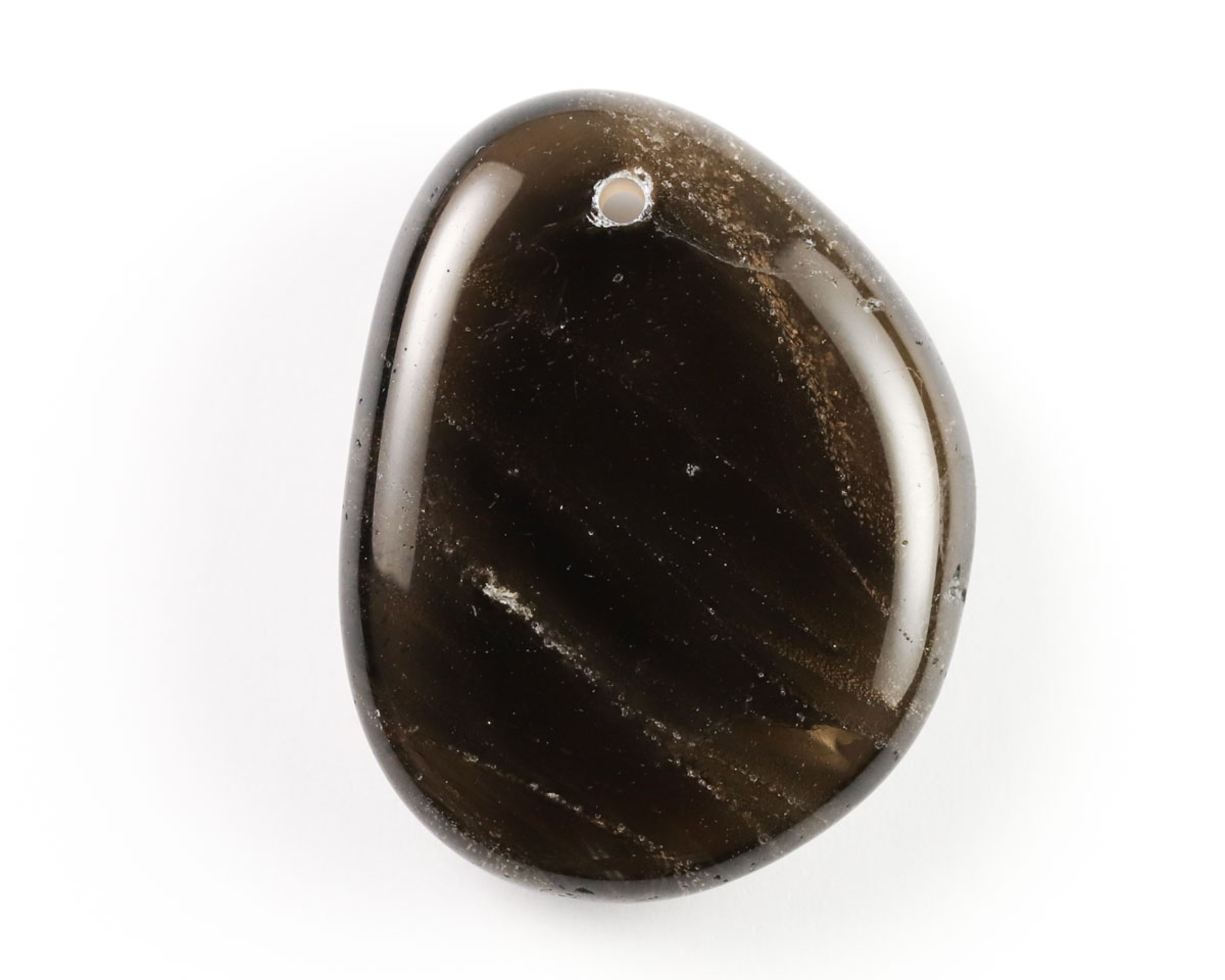 Kwarc dymny wiercony 2mm