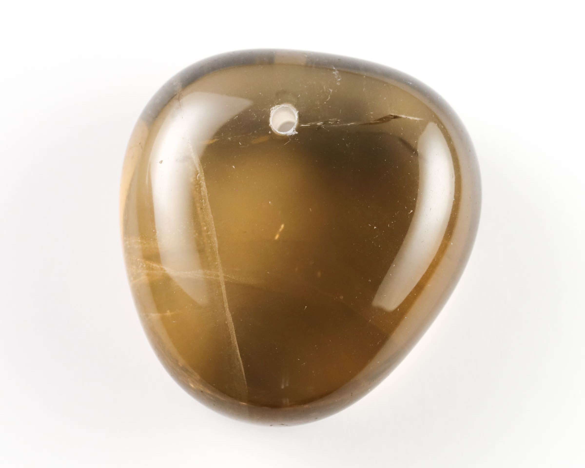 Kwarc dymny wiercony 2mm