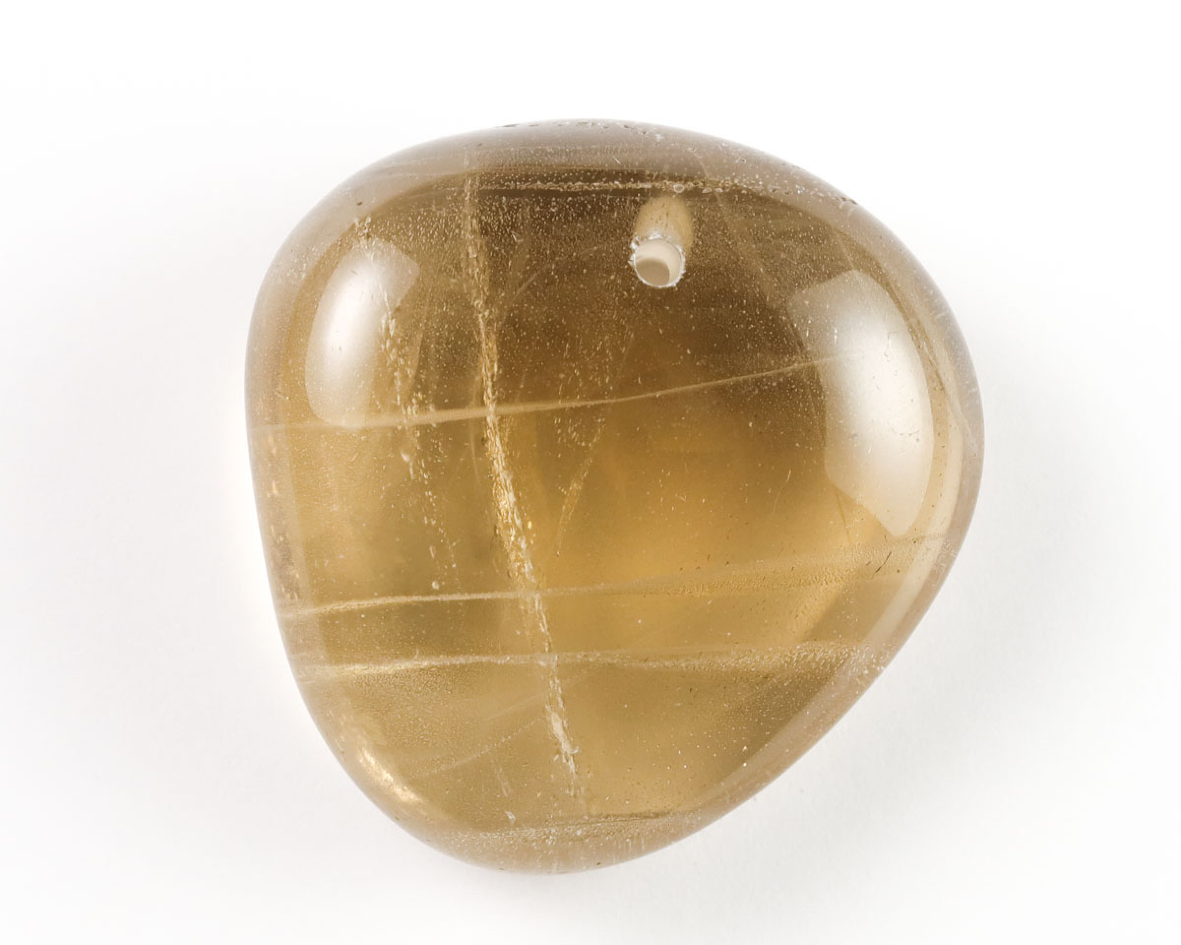 Kwarc dymny wiercony 2mm