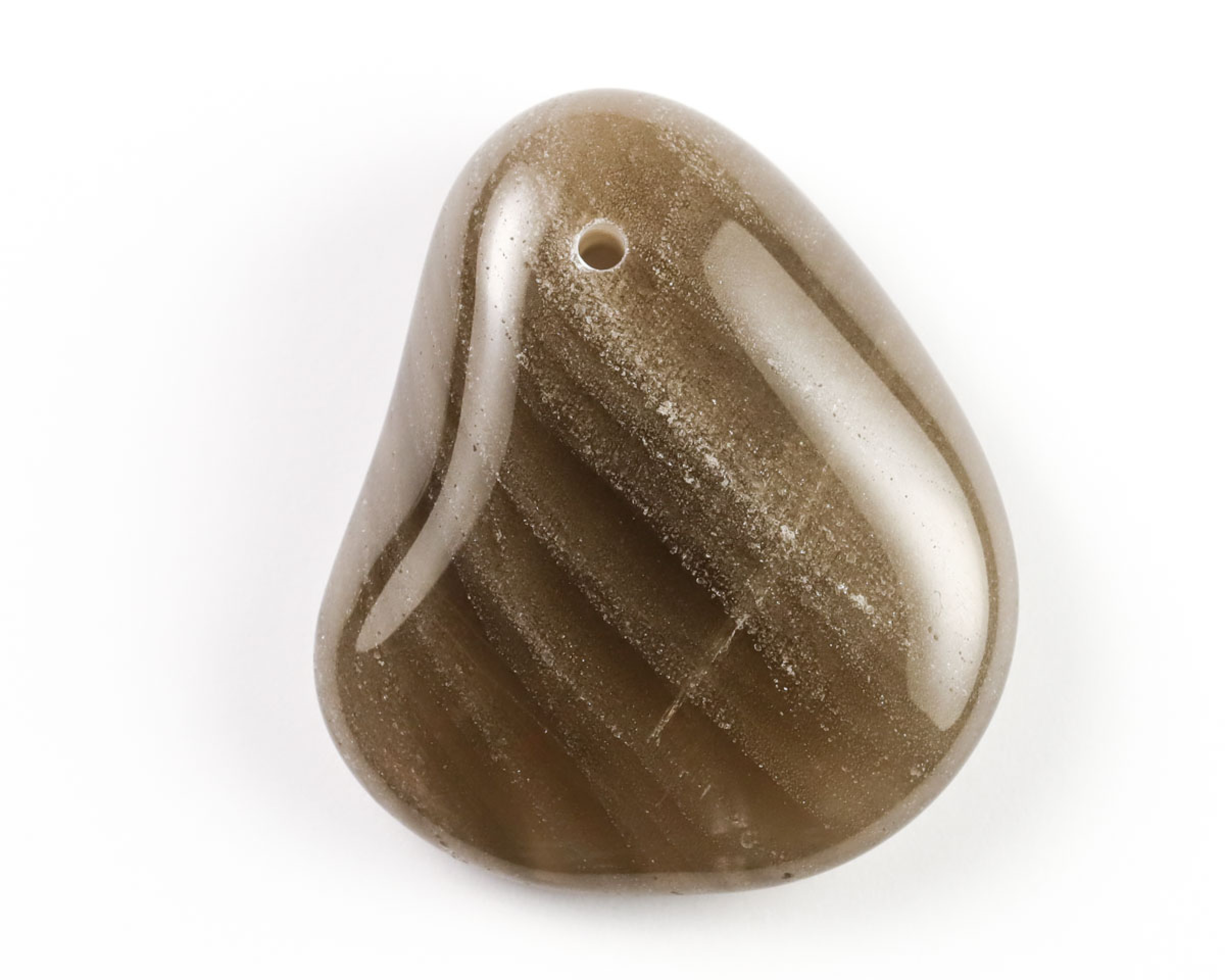 Kwarc dymny wiercony 2mm