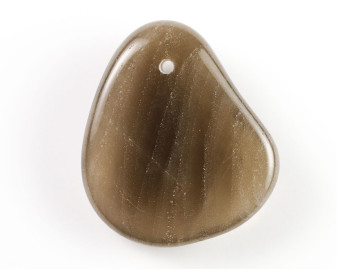 Kwarc dymny wiercony 2mm