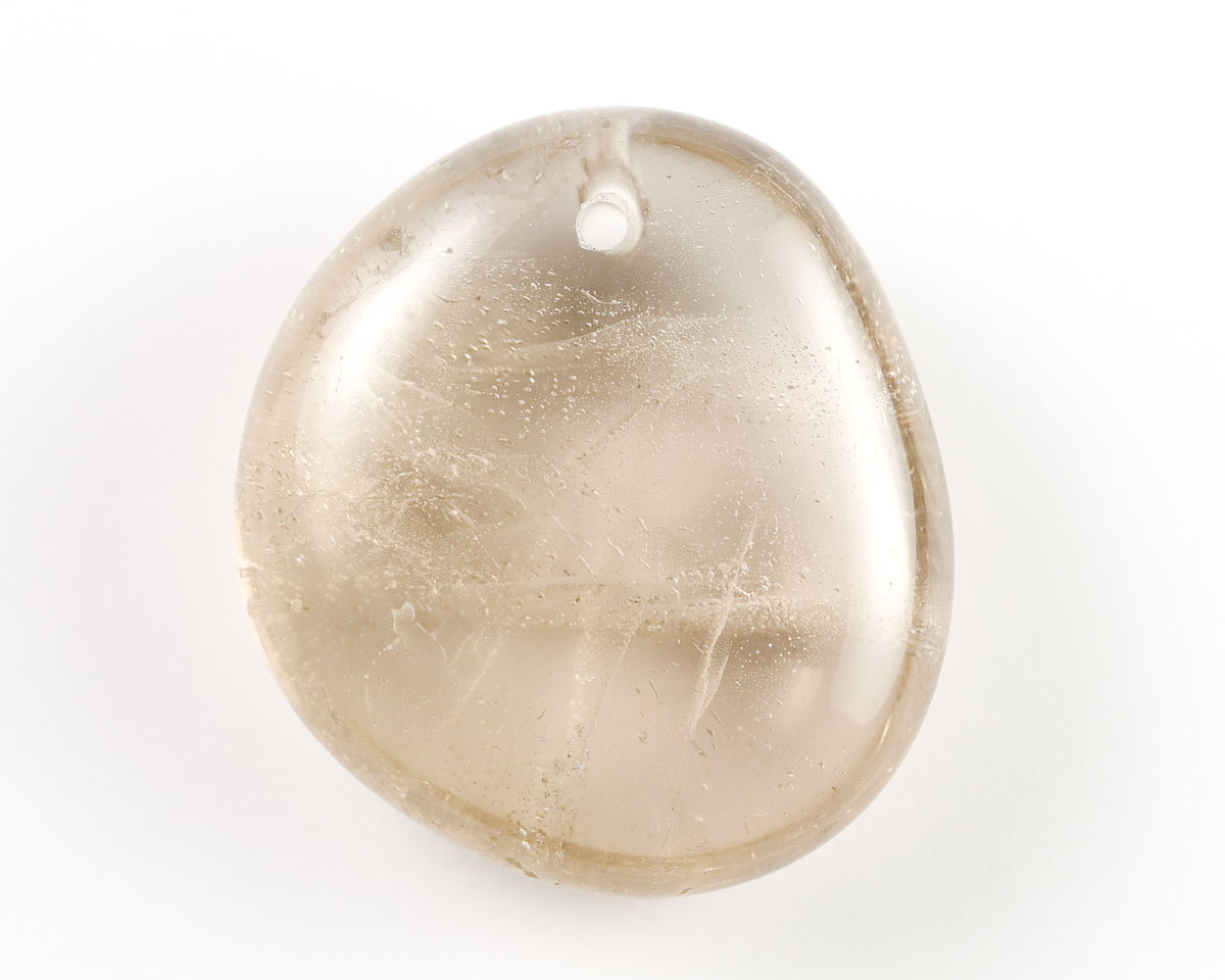 Kwarc dymny wiercony 2mm