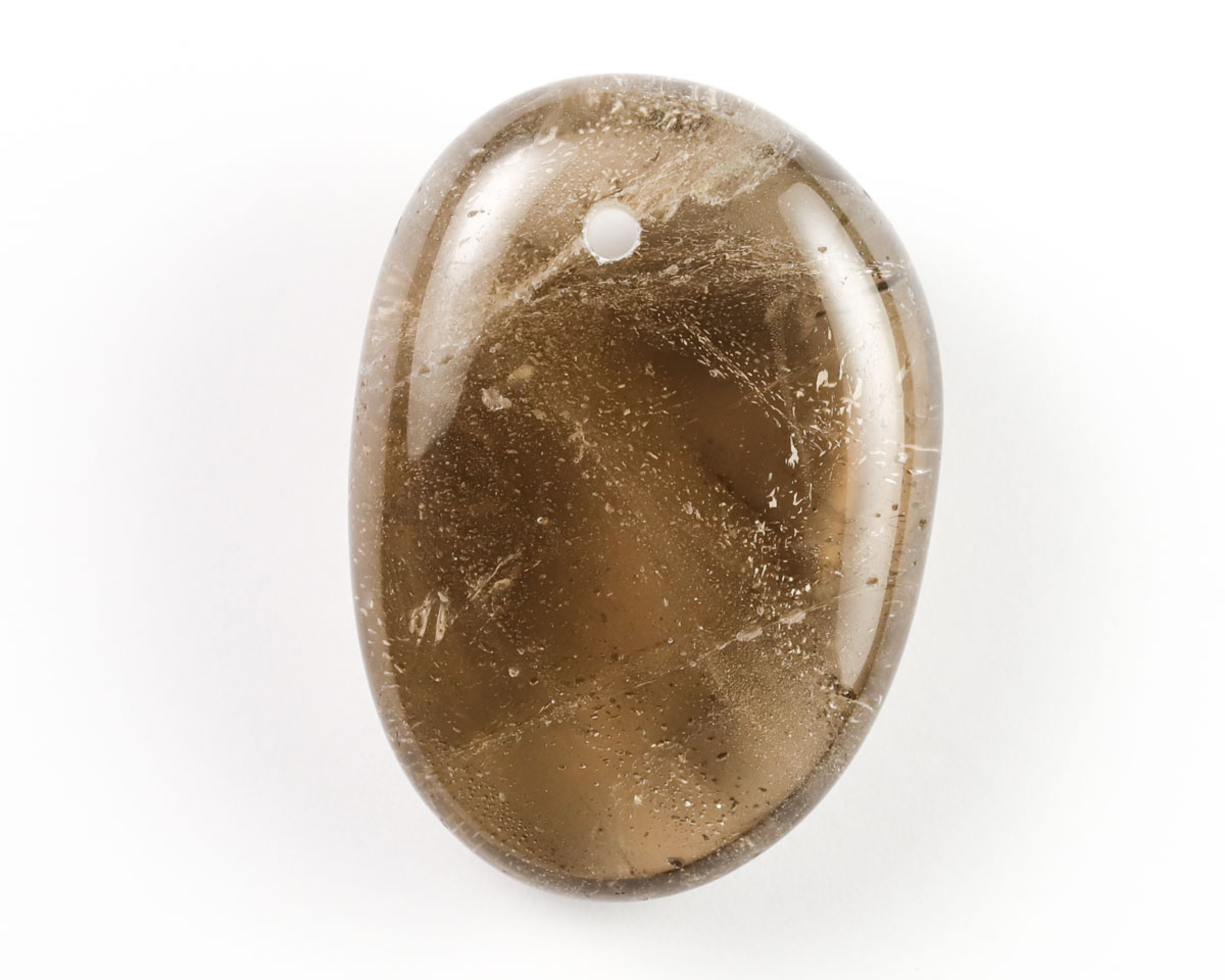 Kwarc dymny wiercony 2mm