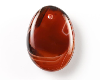 Agat sardonyks wiercony 2mm