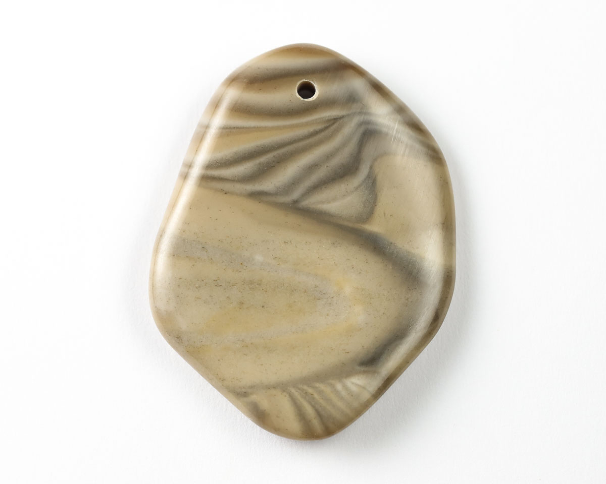 Krzemień Pasiasty wiercony 2mm