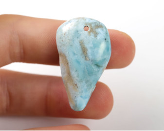 Larimar wiercony 2mm