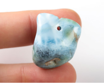 Larimar wiercony 2mm