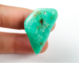 Chryzopraz wiercony 2mm