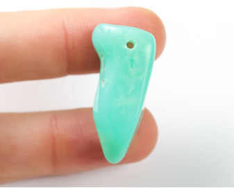 Chryzopraz wiercony 2mm
