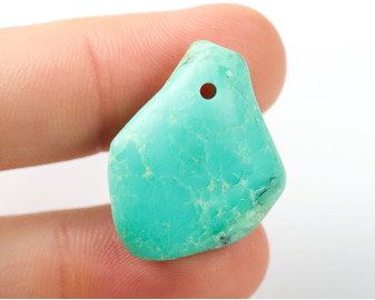 Chryzopraz wiercony 2mm