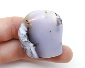Opal dendrytowy wiercony 2mm