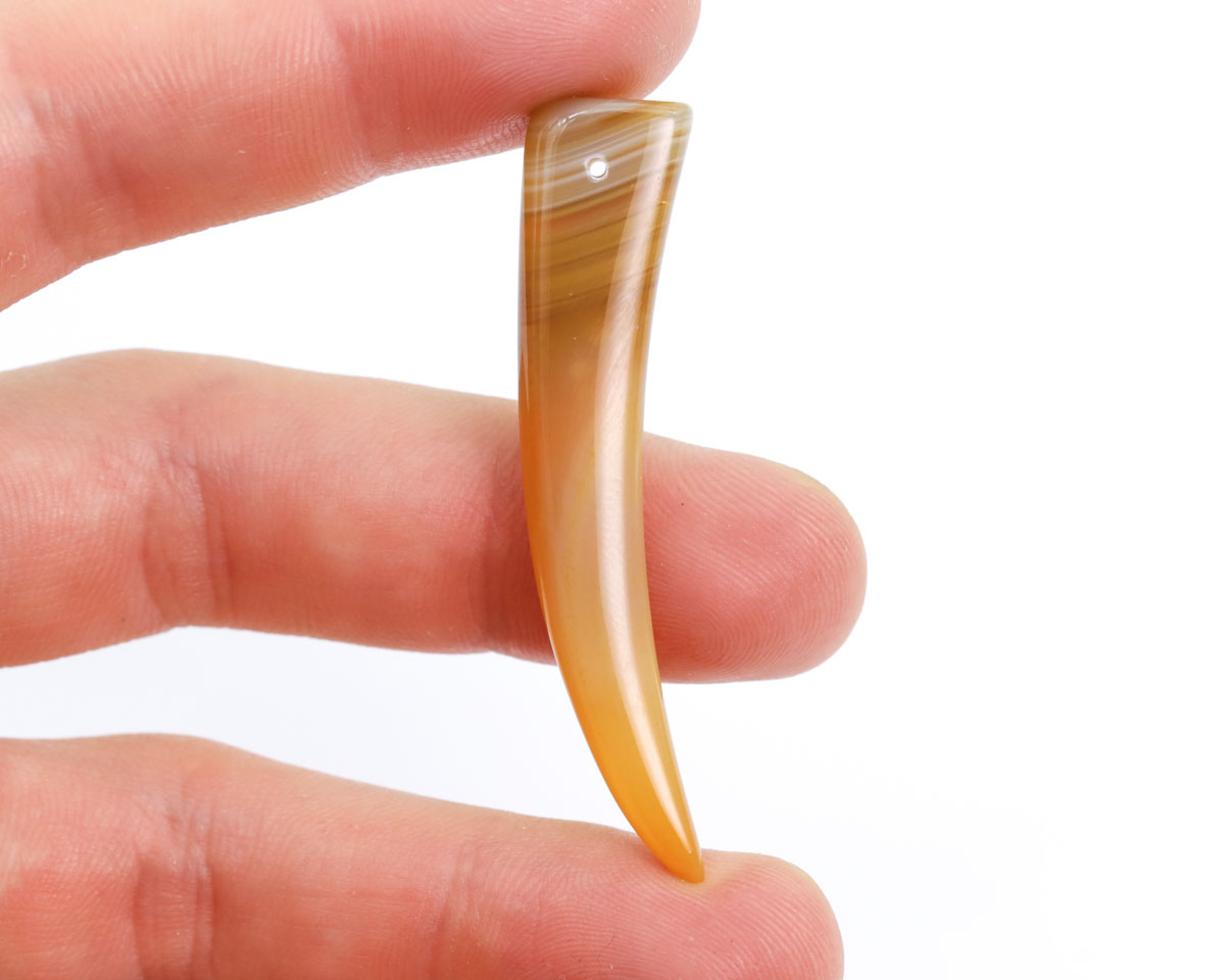 Kieł z Agatu wiercony 1,2mm