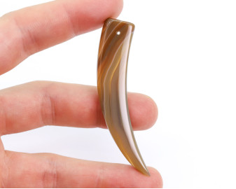Kieł z Agatu wiercony 1,2mm