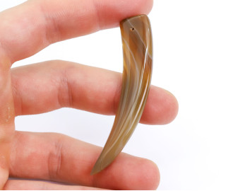 Kieł z Agatu wiercony 1,2mm