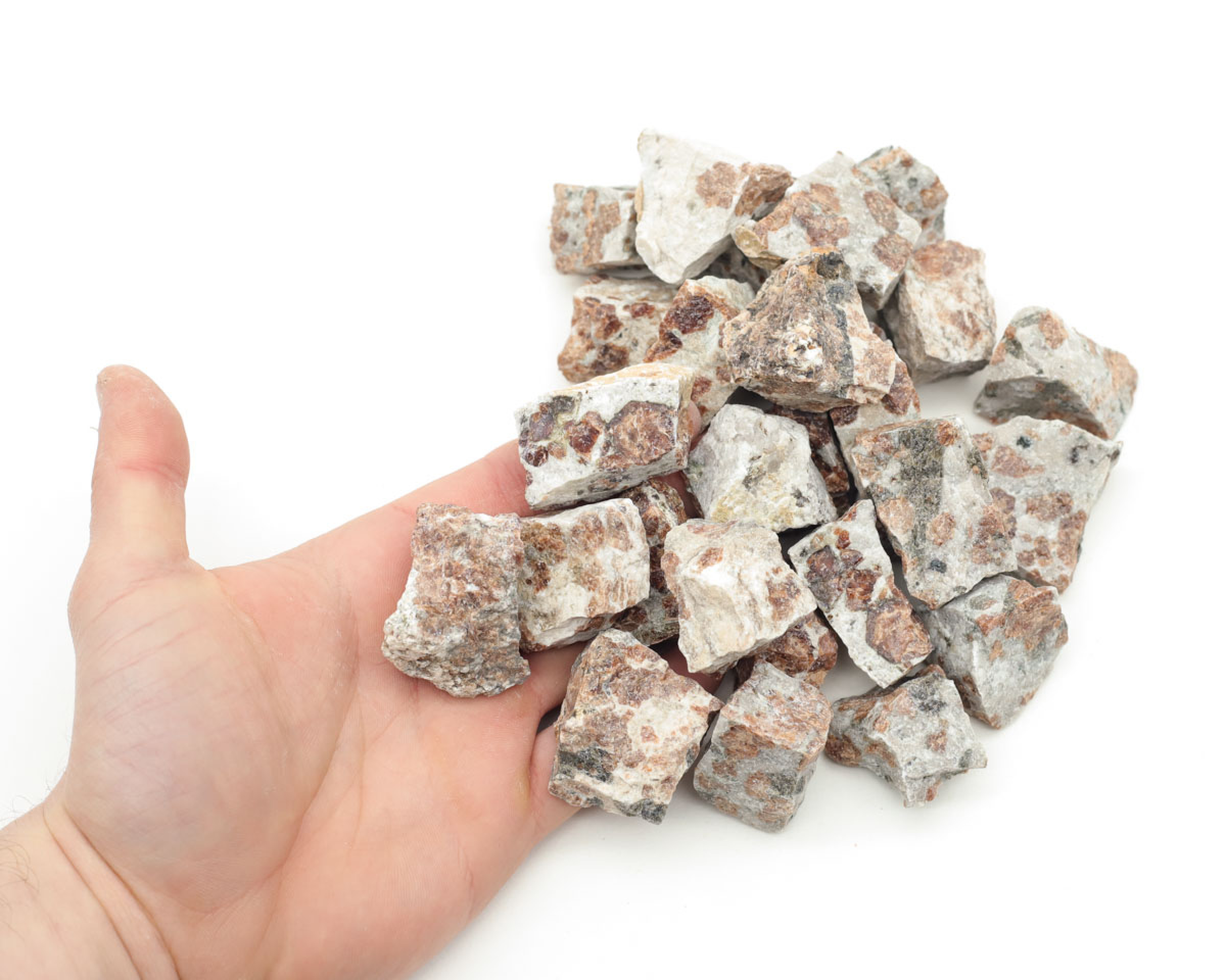 Granat w Wollastonicie surowy 20-36g