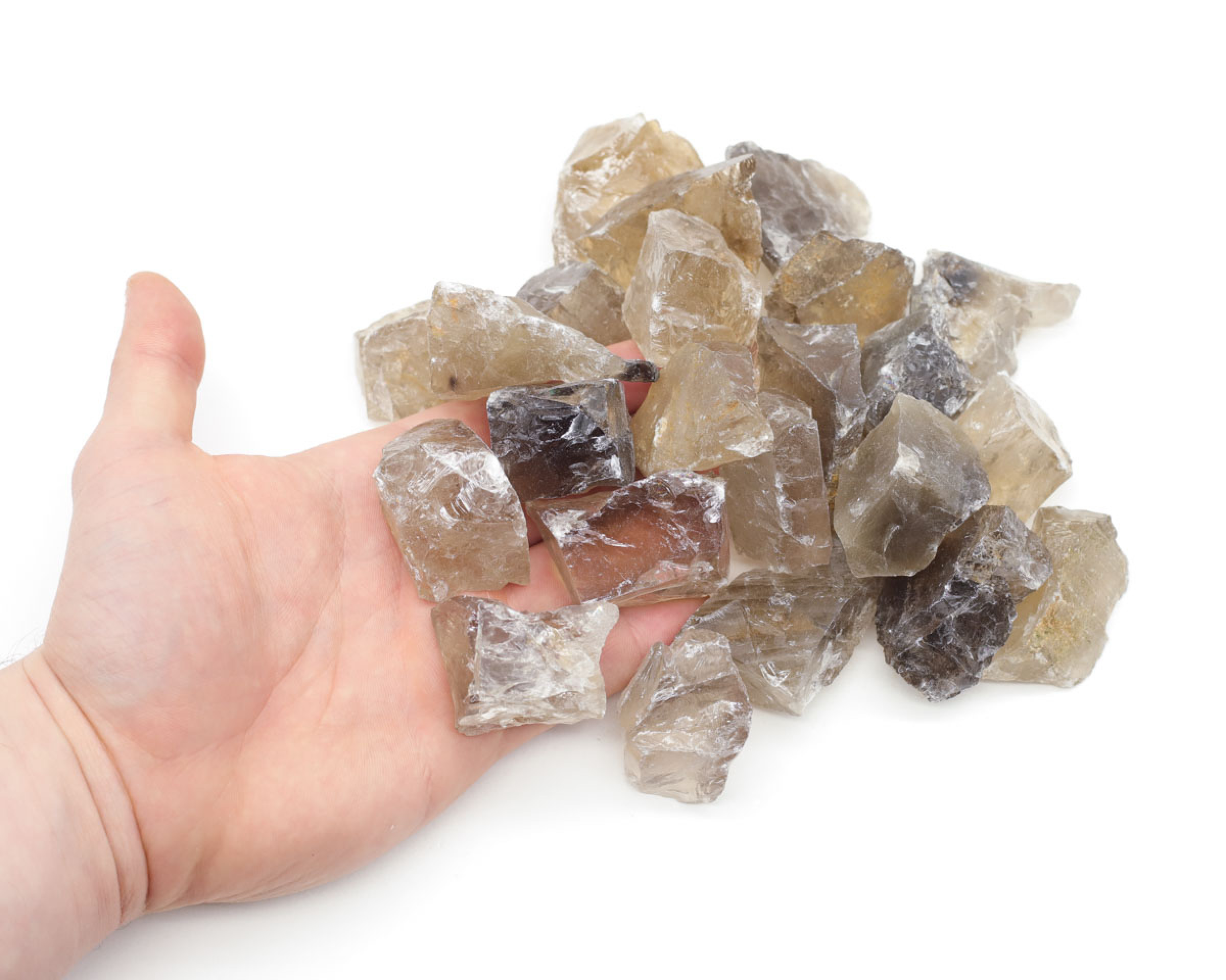 Kwarc dymny surowy 25-41g