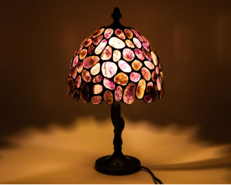 Lampa z ametystu fi20cm