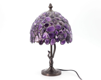 Lampa z ametystu fi20cm