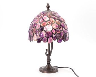 Lampa z ametystu fi20cm