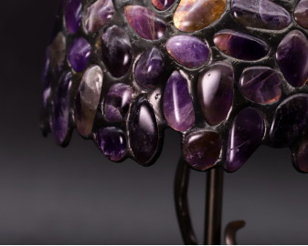 Lampa z ametystu fi20cm