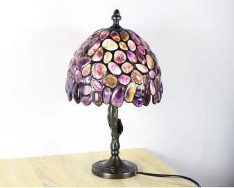 Lampa z ametystu fi20cm