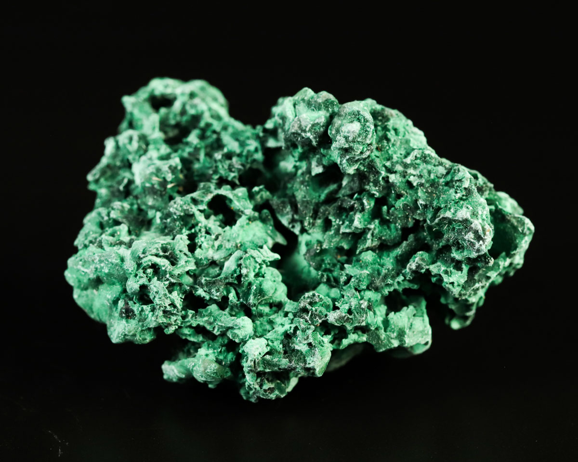 Malachit włóknisty