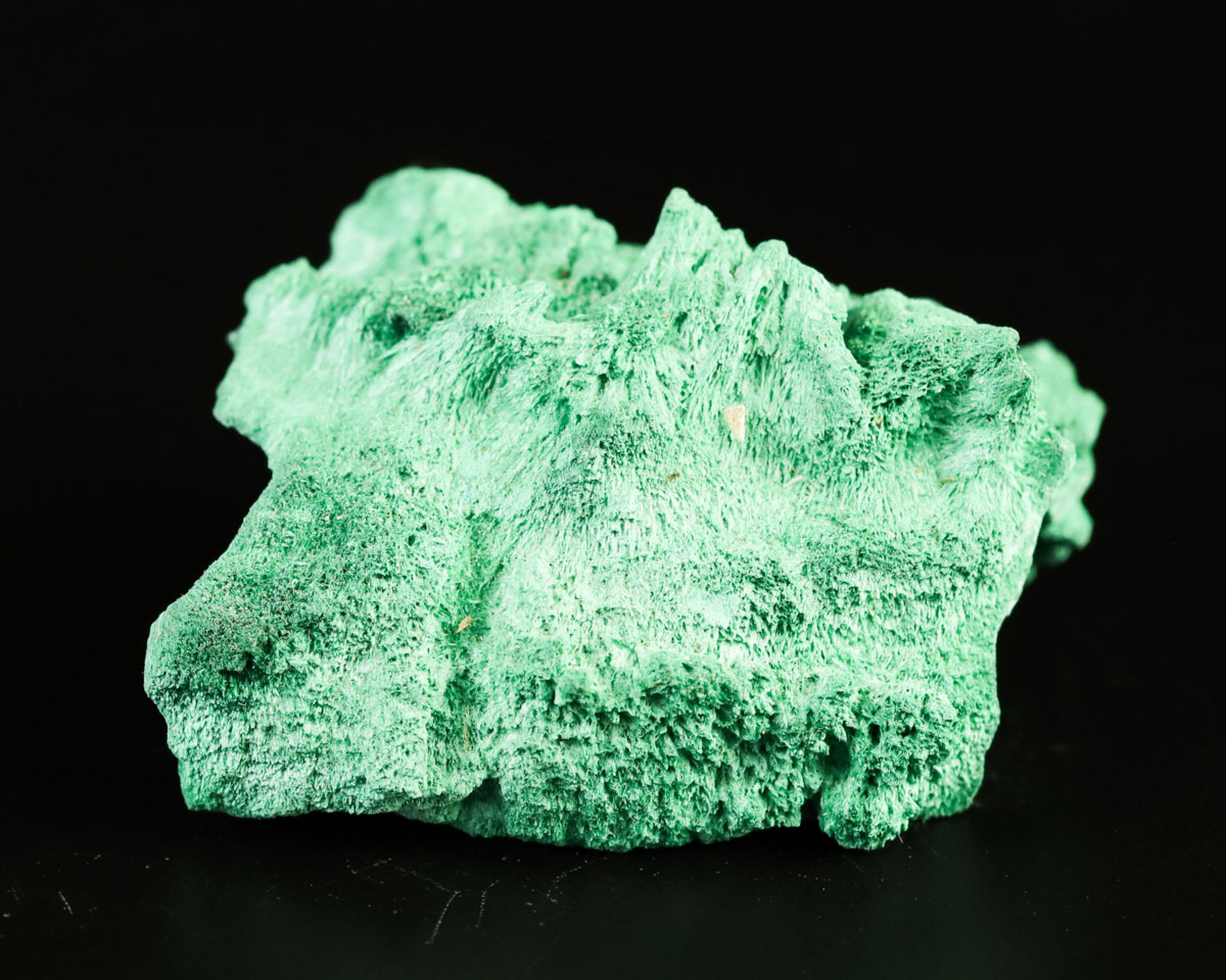 Malachit włóknisty