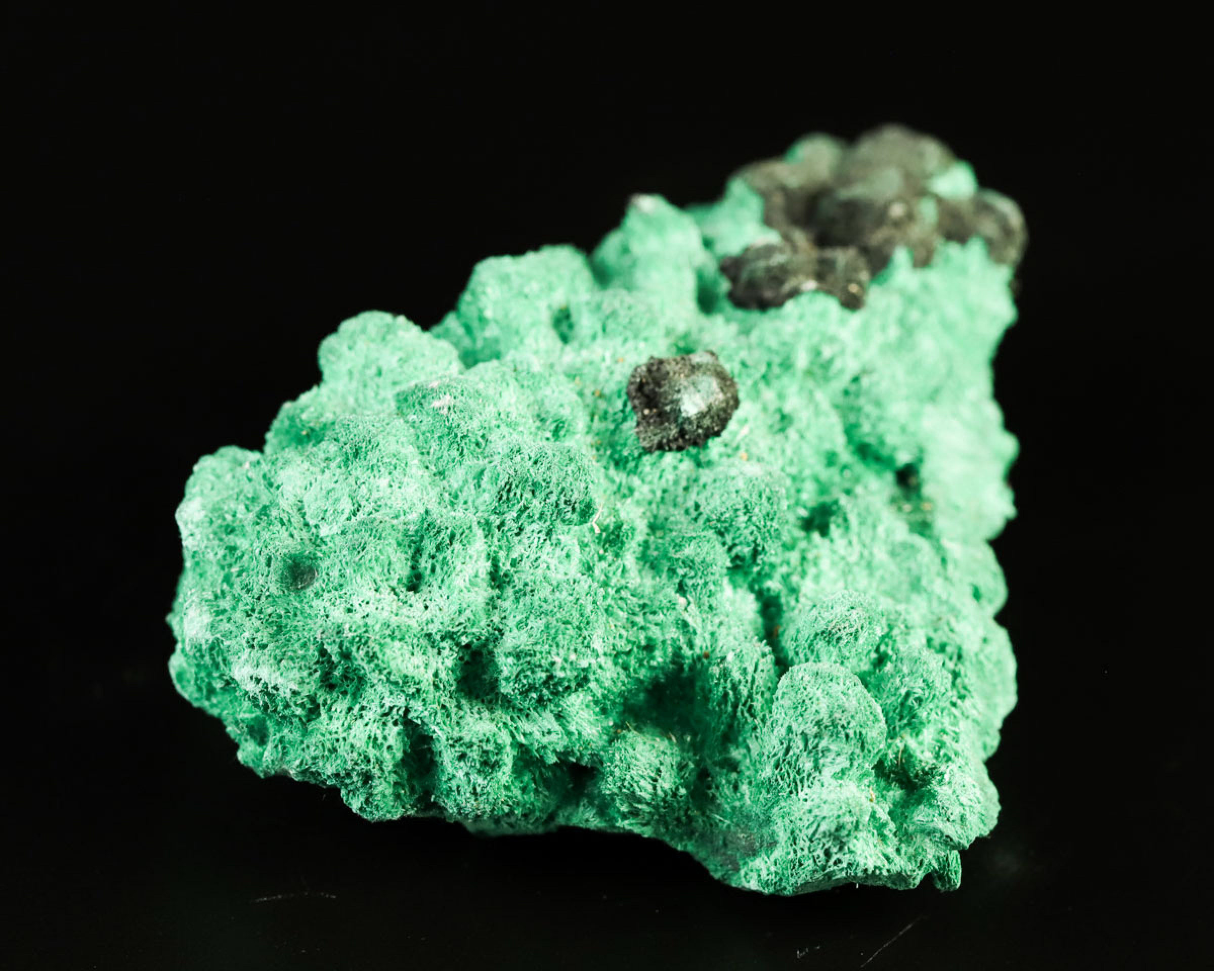 Malachit włóknisty