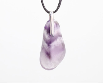 Ametyst Szewron na AG925