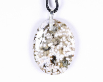 Jaspis oceaniczny zawieszka AG925