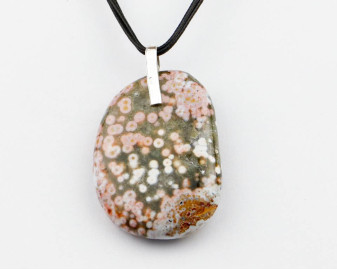 Jaspis oceaniczny zawieszka AG925